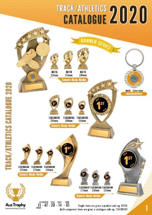 Catalogues Sunbury Trophies